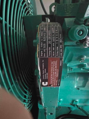 125 KW Cummins Onan #125DGEA, Diesel Generator, 1 & 3PH, 1575 Hrs, 1993 - Image 9