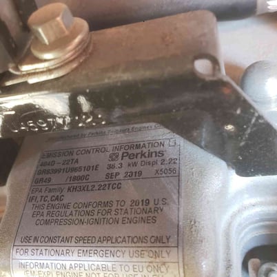 30 KW Generac #SD30, Diesel Generator, 120/208 Volts, 3PH, 13.4 hours, AS IS - Image 6