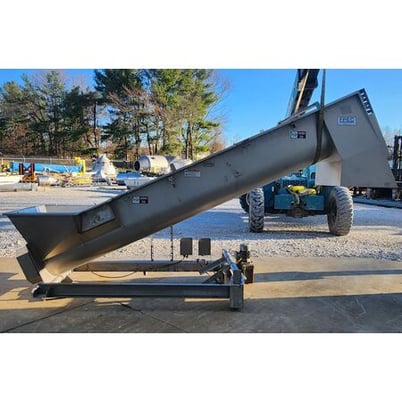 20" diameter x 13' long, FPEC #SC126, Pivoting Screw Conveyor, Stainless Steel, 3/8" thick flights with 15" - Image 4