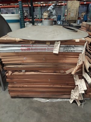 48" Sweco Midwestern sifter screens (50 available) - Image 1