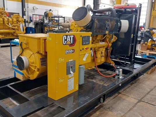 550 KW Caterpillar #C18, 480 Volts, open skid, new, 2023 - Image 1