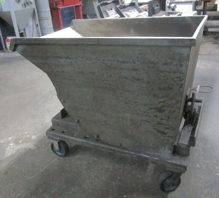 Dump Hopper w/ casters - Image 1