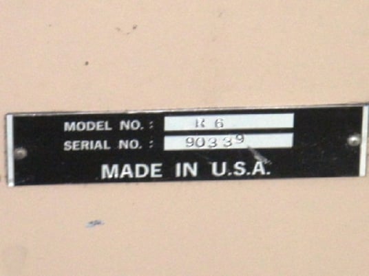 OK Tool #R-6, radius grinder, grind ball nose, serial #90339, 1990, #152725 - Image 7