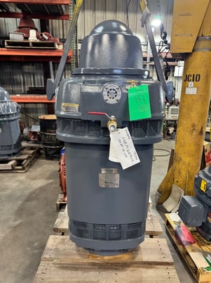 150 HP 1800 RPM U.S. Motors, Frame H444TP, 175% EHT, VHS, vertical hollow shaft, 460 Volts, 164A, 175% EHT - Image 2
