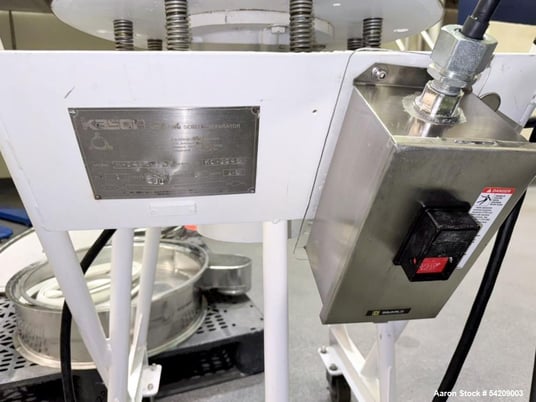 24" Kason #K-24-2-SS-P, portable Stainless Steel screener, 1/3 HP motor, 1140 RPM, 460 V., 3-phase - Image 6