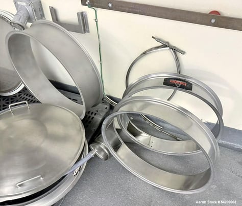 24" Kason #K-24-2-SS-P, portable Stainless Steel screener, 1/3 HP motor, 1140 RPM, 460 V., 3-phase - Image 10