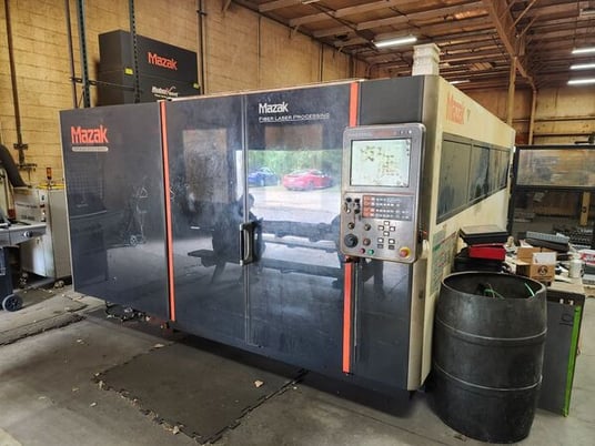 Mazak #Optiplex-3015, CNC fiber laser, 4000 watt, design bridge gantry style, Flying Optics, 2014 - Image 3