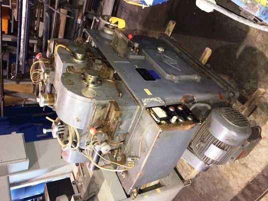 Omiya No. OC-10, centerless grinder, 4" wheel, work rest, pneumatic ejector, Bijur lube, 5 HP, #15741 - Image 1