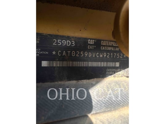Cat 259D3, Skid Steer Loader, 769 hours, S/N: CW921752, 2023 - Image 6