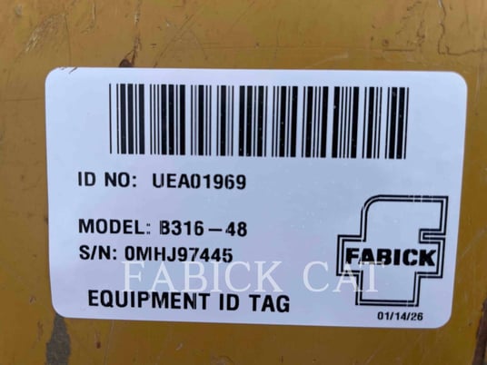 Caterpillar B316-48, Bucket, S/N: MHJ97445, 2021 - Image 5