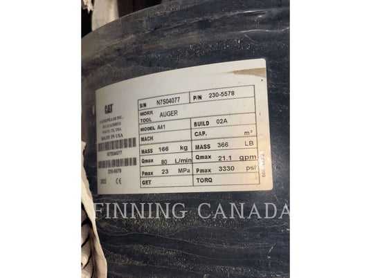 Caterpillar MH3-AU-A41, Auger, S/N: N7S04077, 2022 - Image 2