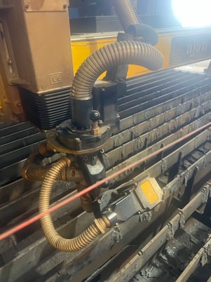 Ajan, Plasma-oxy Cutting Table, 8' x 20', 2 torch, #PP 260A Power Source, 5 Axis, 2016 - Image 2