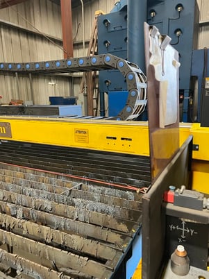 Ajan, Plasma-oxy Cutting Table, 8' x 20', 2 torch, #PP 260A Power Source, 5 Axis, 2016 - Image 8