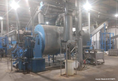 Haarslev #HCD-60, Coil Disc Dryer, 7.5 ton, 645 sq.ft., 30 HP, Heating Surface, Stainless Steel, legs, 2018 - Image 1