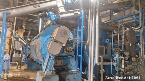 Haarslev #HCD-60, Coil Disc Dryer, 7.5 ton, 645 sq.ft., 30 HP, Heating Surface, Stainless Steel, legs, 2018 - Image 2