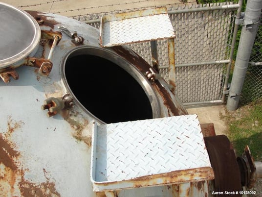 100 cu.ft. Patterson, Twin-Shell Vacuum Dryer, 150 PSI, Full Vacuum, 10 HP, Hazardous Duty, 304 Stainless - Image 4