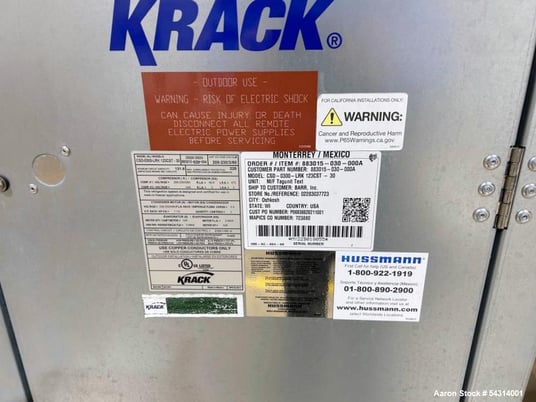 Krack #CSD0300-LRK 123CST-30, Industrial Freezer, 7,200 sq.ft., new, 2022 - Image 5