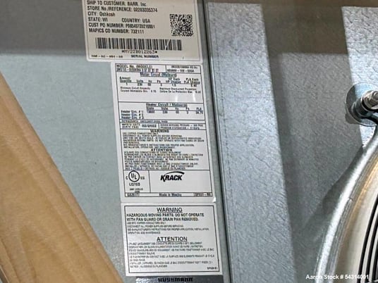 Krack #CSD0300-LRK 123CST-30, Industrial Freezer, 7,200 sq.ft., new, 2022 - Image 6