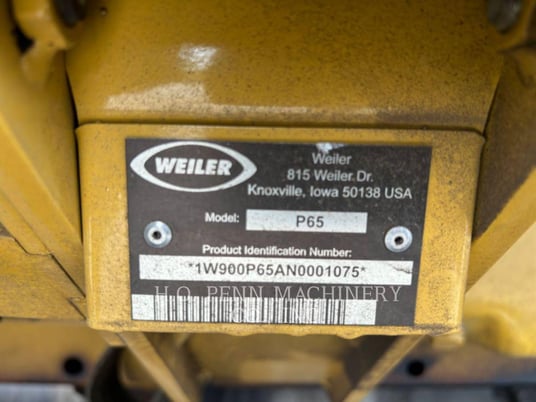 Weiler P65, Asphalt Paver, 302 hours, S/N: P65-1075, 2022 - Image 6