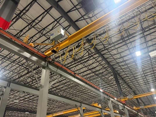 .5 Ton, Kone, 50' 0' Span, 21' Lift, Class D, Pendant, VFD Bridge, Rail/Runway/Cols Avail, 2020, Qty 4 Avail - Image 3