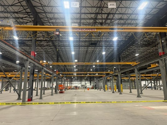 .5 Ton, Kone, 50' 0' Span, 21' Lift, Class D, Pendant, VFD Bridge, Rail/Runway/Cols Avail, 2020, Qty 4 Avail - Image 4