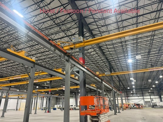 .5 Ton, Kone, 50' 0' Span, 21' Lift, Class D, Pendant, VFD Bridge, Rail/Runway/Cols Avail, 2020, Qty 4 Avail - Image 9