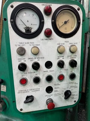 Liebherr #L1200, vertical gear hobber, 47.2" workpiece diameter, 41.3" table diameter, conventional Control - Image 7