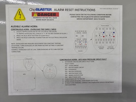ChipBlaster #GV2-80, High Pressure Coolant System, 1000 psi, 100-gallon tank, (2) 40-liter modules, 10 GPM - Image 3