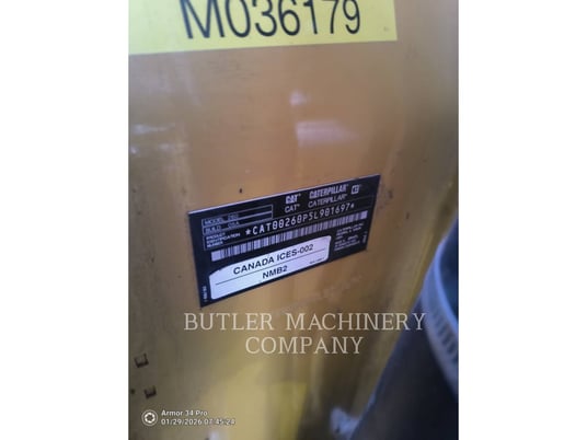 Cat 260, Skid Steer Loader, 397 hours, S/N: 5L901697, 2025 - Image 3