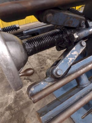 1600 lb. CWP #2RDM, motorized double end coil reel uncoiler, 18" width, 48" outside dimensions - Image 8