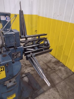 1600 lb. CWP #2RDM, motorized double end coil reel uncoiler, 18" width, 48" outside dimensions - Image 9