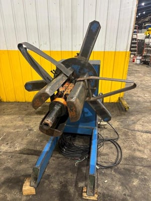 2500 lb. Littell #60, motorized uncoiler coil reel, 1 HP, air clutch - Image 2