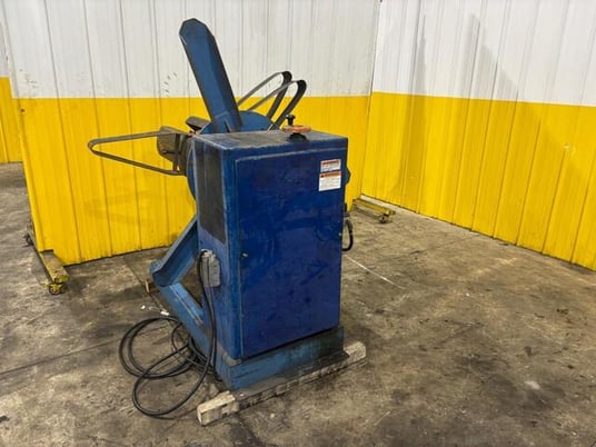 2500 lb. Littell #60, motorized uncoiler coil reel, 1 HP, air clutch - Image 4