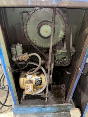 2500 lb. Littell #60, motorized uncoiler coil reel, 1 HP, air clutch - Image 5