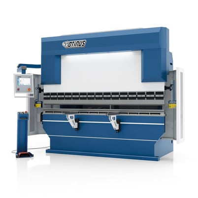 176 Ton, Otinus #PBO-3216-OT41, hydraulic press brake, 10.2' overall, 102" between housing, 13" throat, 19" - Image 1