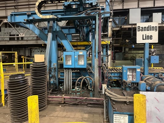 10000 lb./12000 lb. Stamc, Coil Packaging Line w/Stacker, 72" OD x 36" multi - Image 4