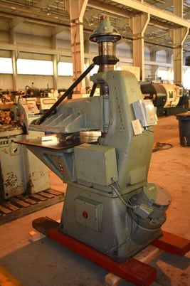 25 Ton, Herman Schwabe #DV, heavy duty swing arm hydraulic die cutting clicker press, 3 stroke - Image 3