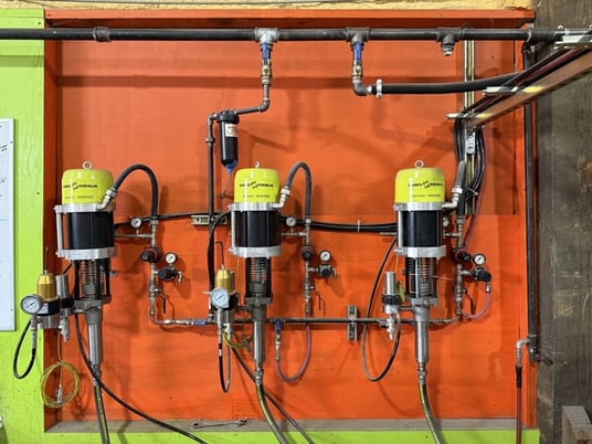 Cefla #Prima, Reciprocating Spray Machine, w/ Unidry-G Hot Air Drying Conveyor, 2022 - Image 9