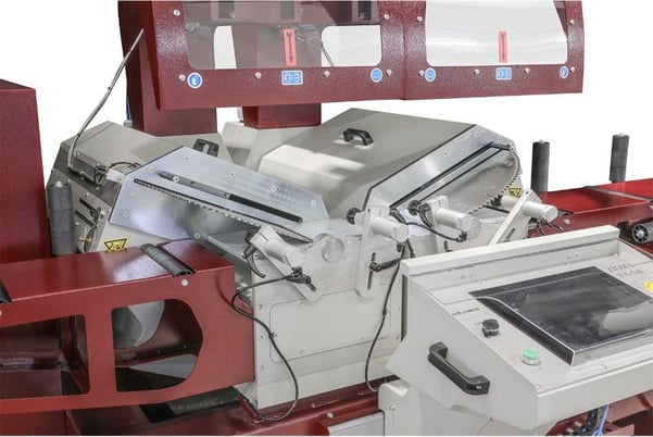 22" Atech #ZIGMA-06-FA, CNC Double Miter Saw, (2) 4 HP saw motors w/ 32 mm arbors, spray lubrication system - Image 3