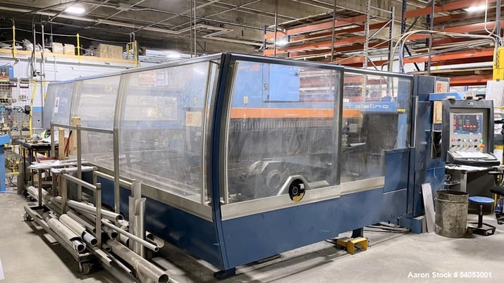 Prima #Platino-2040, Laser Cutting Machine, 80" x 160" x 6" travel, 6' x12' table, 5 kW, Primach 20L PLC, 2008 - Image 1