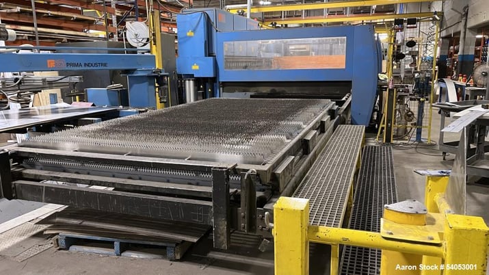 Prima #Platino-2040, Laser Cutting Machine, 80" x 160" x 6" travel, 6' x12' table, 5 kW, Primach 20L PLC, 2008 - Image 3