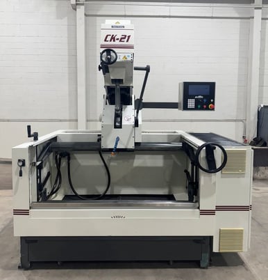 Sunnen #CK-21, 12" stroke, 3/4"-8" dia., 4 HP, automatic feed, 1500 lb part capacity, 1998, retrofit 2007 - Image 4