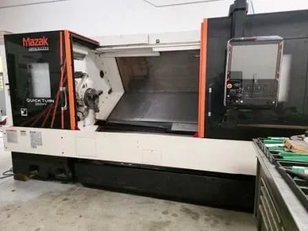 Mazak #Quick-Turn-350MY, Mazatrol Smooth G Control, 29.5" swing, 12" chuck, 82.92" machining length, 16.54" - Image 1