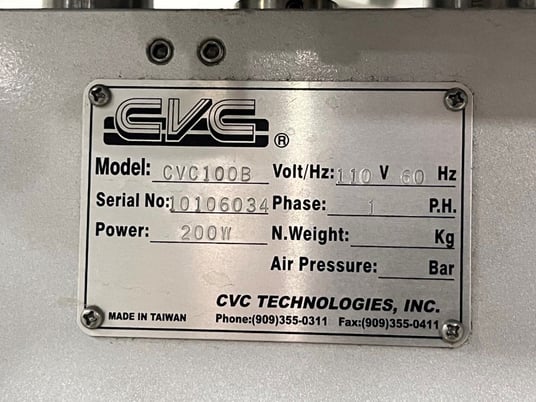 CVC #CVC100B, labeler, 110 V. - Image 2