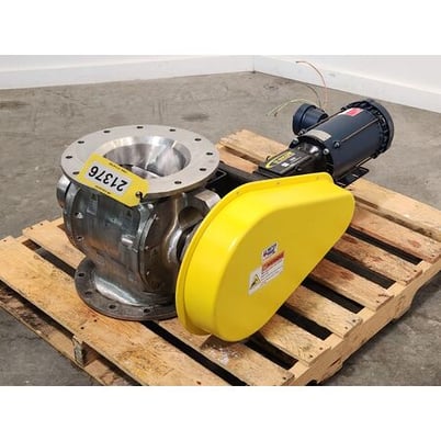 10" x 10" Wm. width Meyer & Sons #HDX10X10, Rotary Airlock Valve, Stainless Steel, 1.5 HP, 21 RPM (2 - Image 2