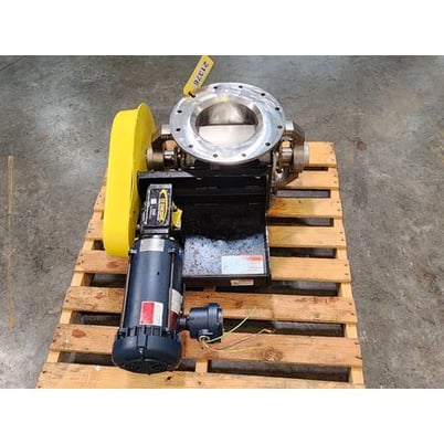 10" x 10" Wm. width Meyer & Sons #HDX10X10, Rotary Airlock Valve, Stainless Steel, 1.5 HP, 21 RPM (2 - Image 3