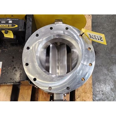 10" x 10" Wm. width Meyer & Sons #HDX10X10, Rotary Airlock Valve, Stainless Steel, 1.5 HP, 21 RPM (2 - Image 4