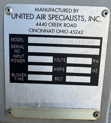 2500 cfm UAS/Dust-Hog #F2500, Mist Collector - Image 10