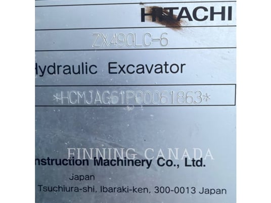 Hitachi ZX490LC-5, Crawler Excavator, 1465 hours, S/N: HCMJAG61P00061863, 2023 - Image 5