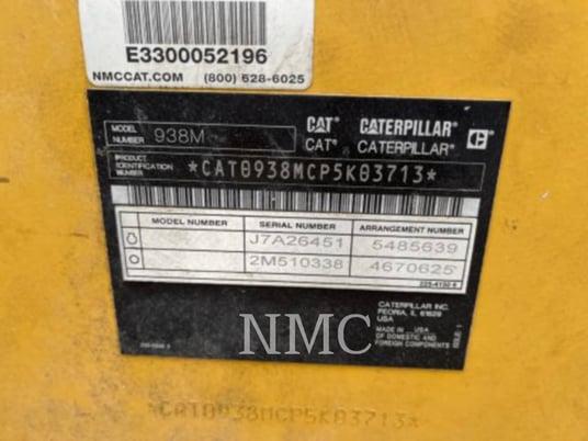 Cat 938M, Wheel Loader, 4148 hours, S/N: P5K03713, 2022 - Image 6